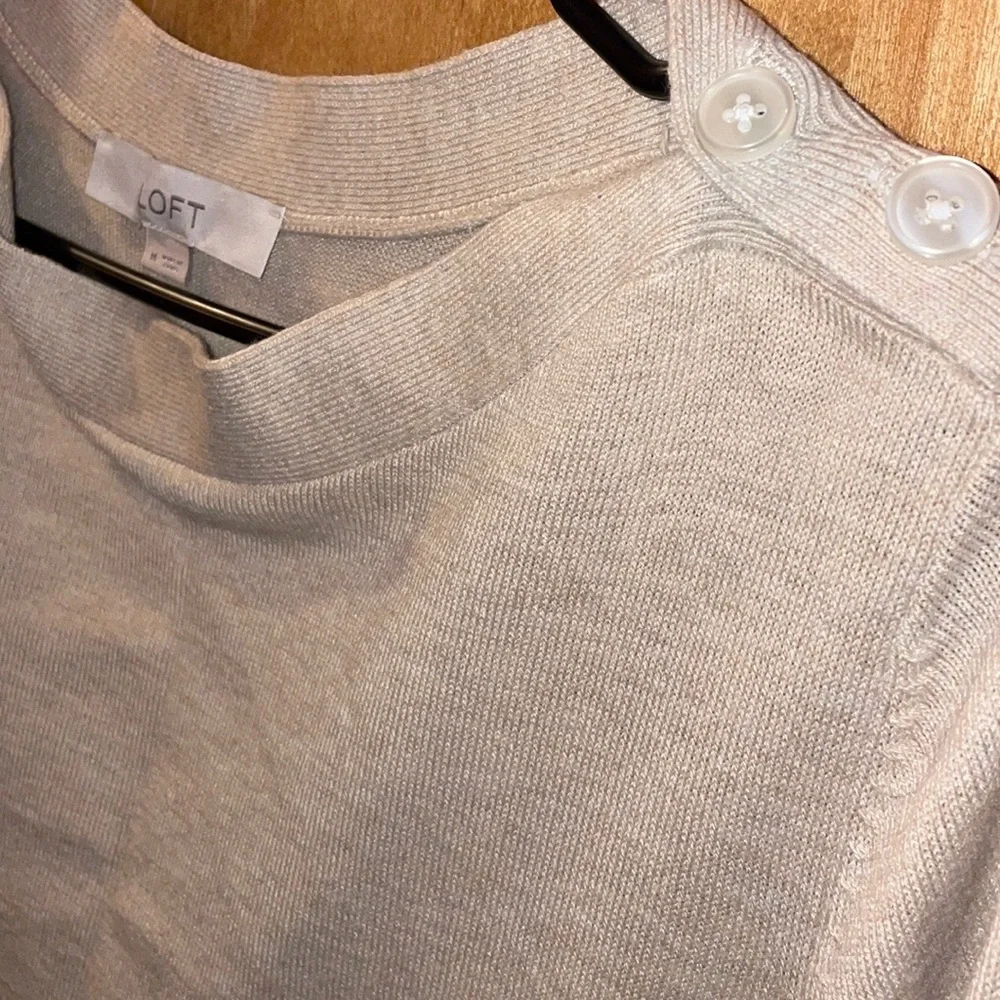 LOFT Button Neck Tunic - Picture 3 of 5